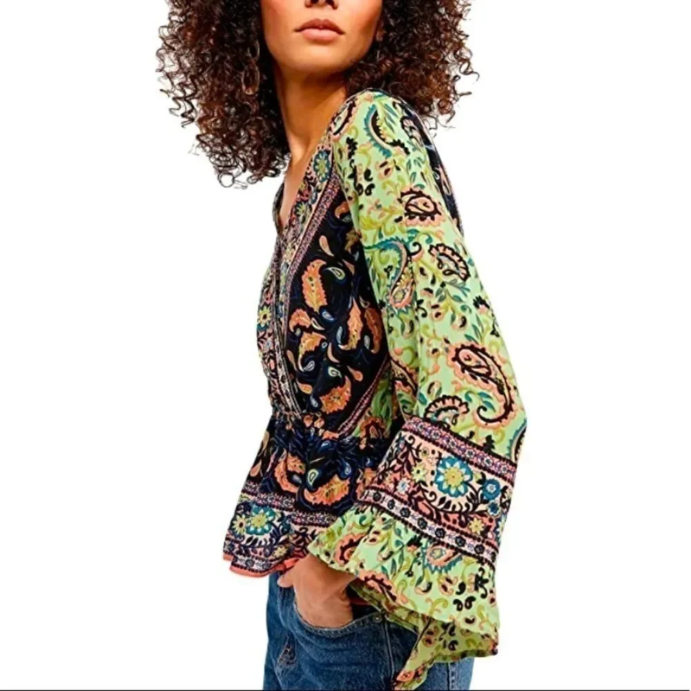 NWT Free People Rosalie Wrap Top